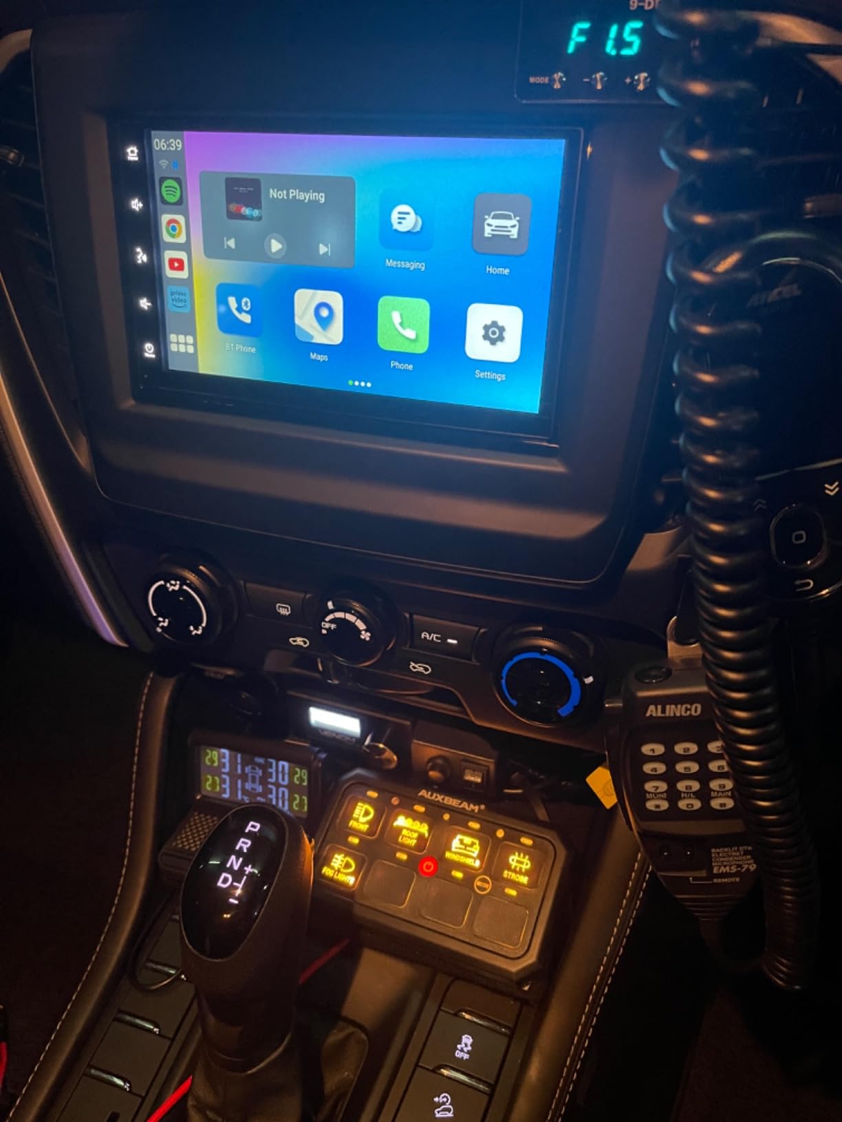 Auxbeam 8 Gang Switch Panel RB80 XL 5.3 Inch RGB Switch Pod Toggle Momentary Pulsed 12-24V Led Switch Panel Auxiliary Circuit Control Relay System for Truck Car Offroad UTV Waterproof 3 Years Warranty customer photo 1