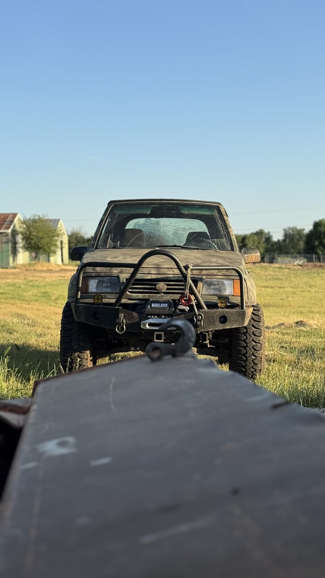 VEVOR Synthetic Winch Rope, 3/8 Inch x 100 Feet 26,500 lbs Synthetic Winch Line Cable Rope with Protective Sleeve + Forged Winch Hook + Pull Strap, Universal Fit for SUV, Large Off-Road Vehicle, Truck customer photo 2