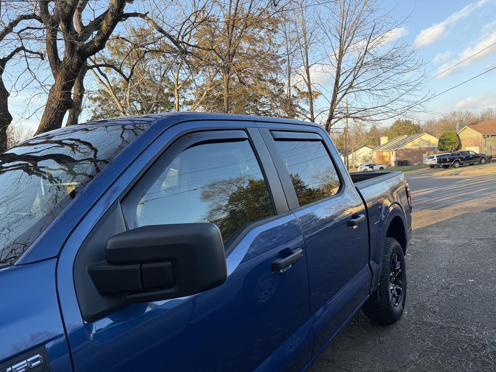 Custom Fit Side Window Deflectors for Ford F-150, F-150 Lightning, F-150 Raptor customer photo 2
