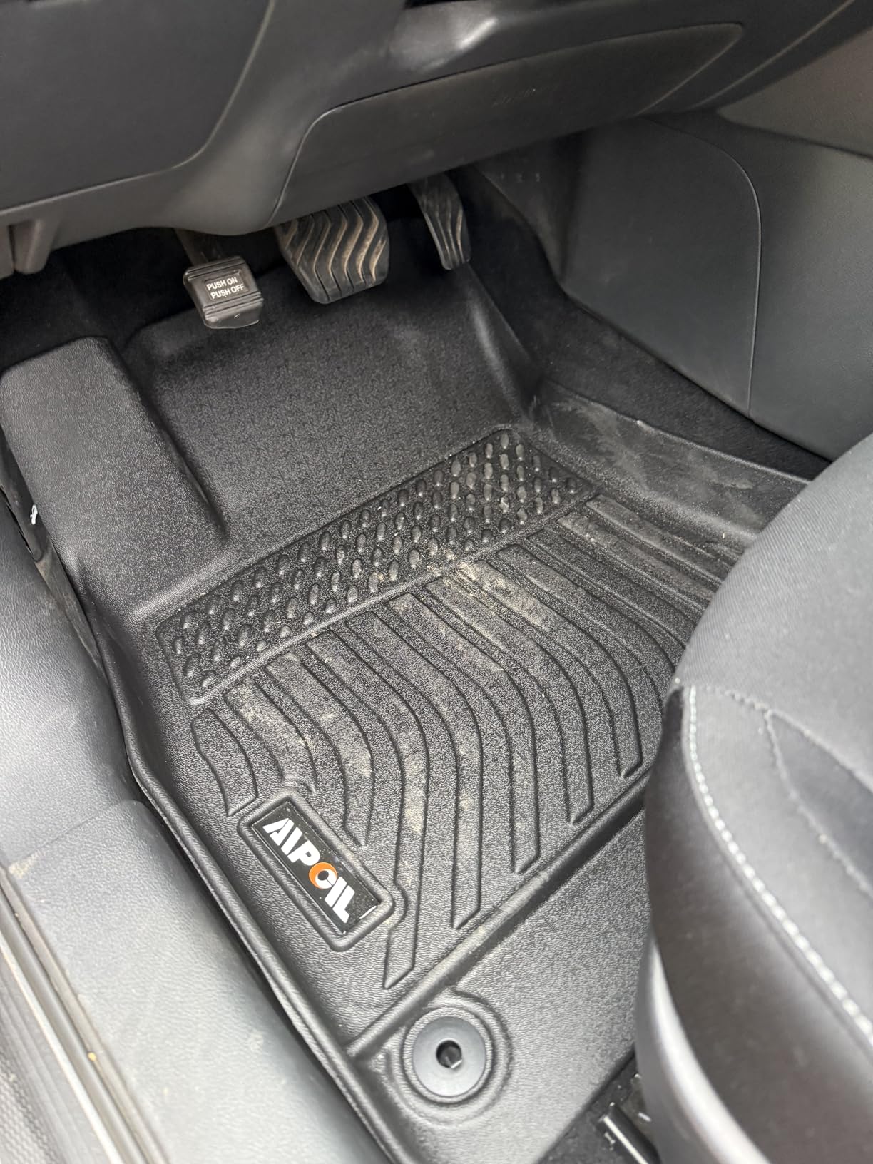 AIPOIL® Floor Mats & Cargo Liner Set for 2018-2024 BMW X3 G01/M40i/30i/M (Not fit car Without Spare tire & X3 30e) All Weather Protection TPE Car Full Set Custom Car Mats Accessories - Black customer photo 2