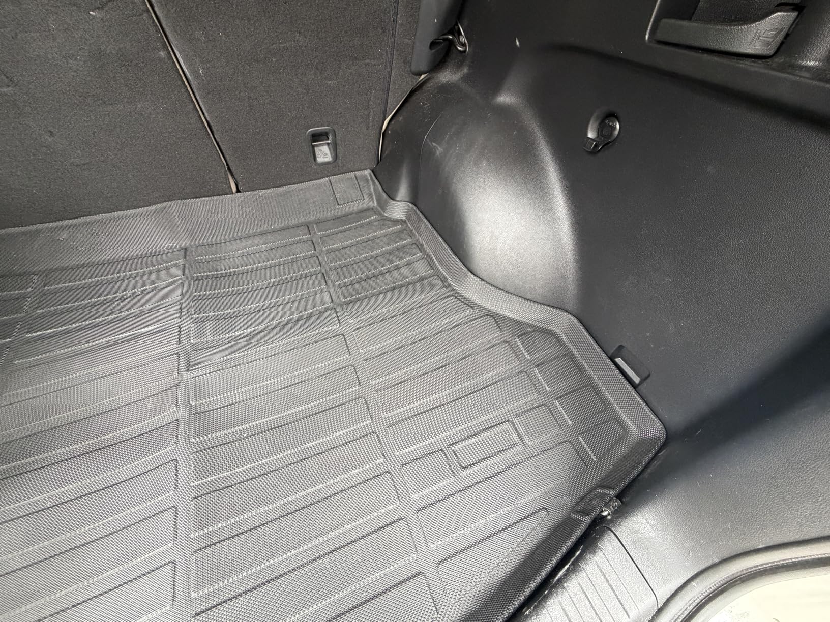 GINOWY- Floor Mats & Cargo Liner for Hyundai Santa Fe 2021-2023, TPE All Weather Protection Santa Fe Car Mats, Non-Slip Trunk Mat, Waterproof customer photo 1