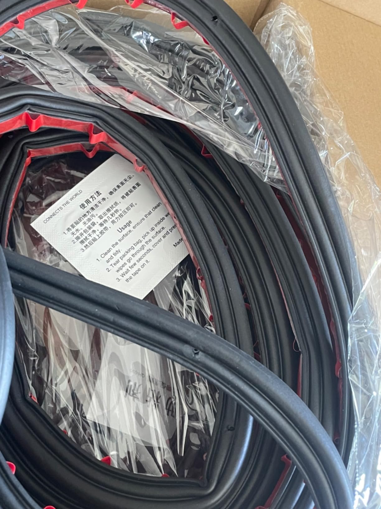 52.5Ft Car Door Seal Strip for Truck Car Weather Stripping Universal Self Adhesive Large Auto Door Soundproofing Weatherstrip for Pickup Truck SUV RV Boat customer photo 2