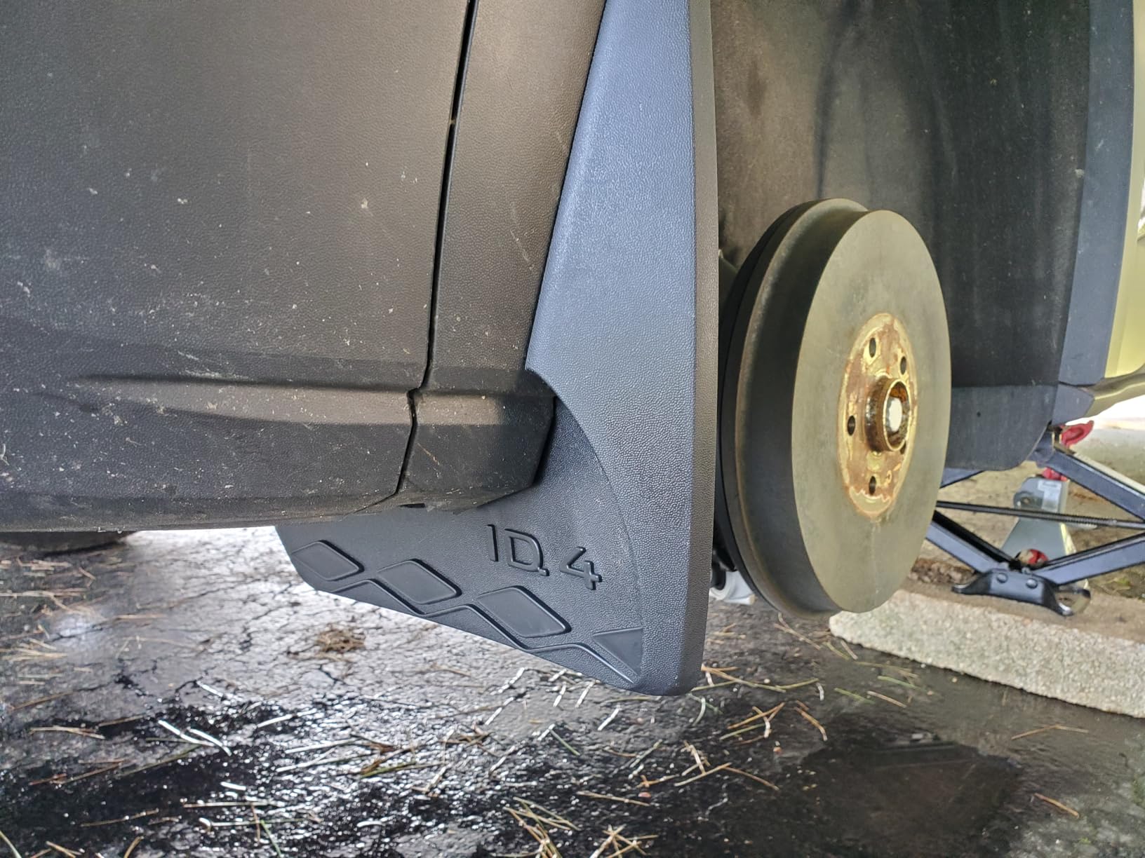KEYOOG Front & Rear Mud Flaps Splash Guards Fit for 2021-2023 Volkswagen ID.4, 4-Pc Set customer photo 2
