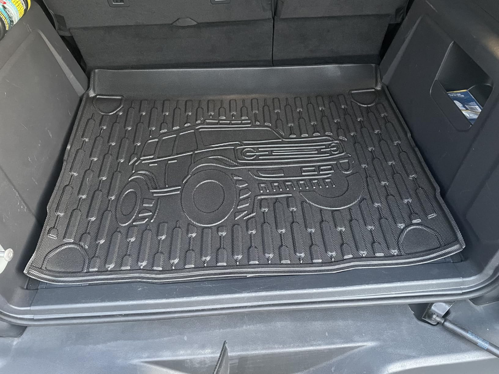 TTX LIGHTING Bronco 4-Door Cargo Liner - Custom Fit Trunk Mats for Ford Bronco 2021-2026 4 Door Cargo Mat All Weather Cargo Tray Black customer photo 1