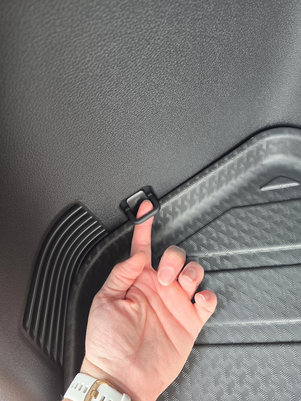 Mixsuper Cargo Liner for Chevrolet Equinox/GMC Terrain 2018-2024, Trunk Mat Backrest Mat for Equinox/Terrain Accessories Cargo Mat Rear Trunk Liner Black customer photo 2