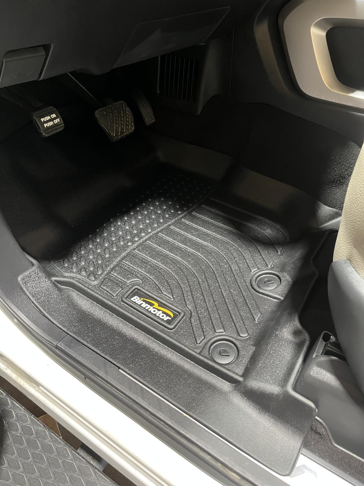Binmotor-All Weather Floor Mats for Nissan Pathfinder 2022-2026 (7 Passenger), 3 Rows, Heavy Duty Car Floor Liners for Nissan Pathfinder Accessories customer photo 2