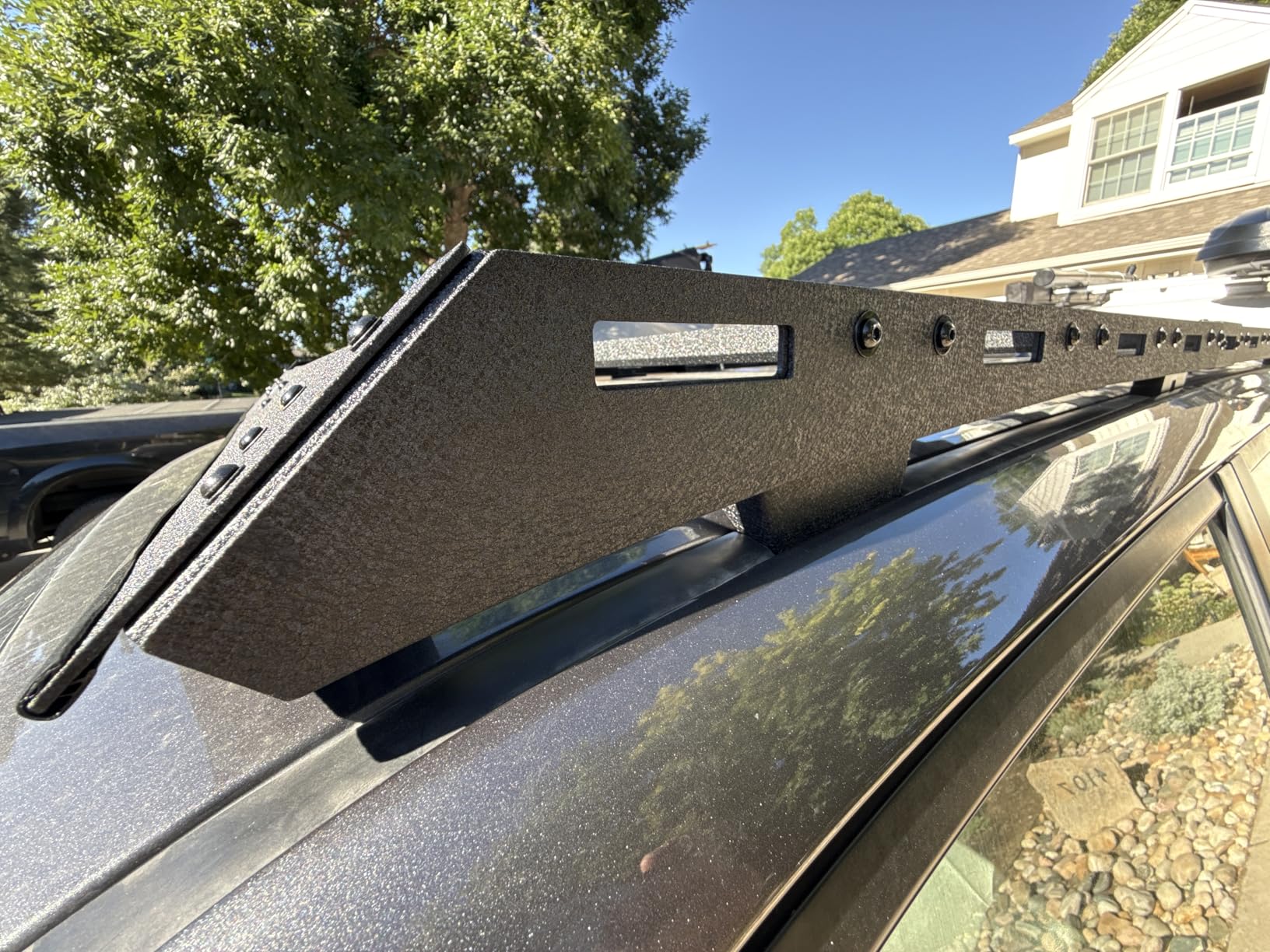 Hooke Road 4Runner Full-Length Roof Rack Aluminum Cross Bars Cargo Basket Carrier Rails for 2010-2024 Toyota 4Runner 5th Gen, Overland Roof Top Storage Rack customer photo 2