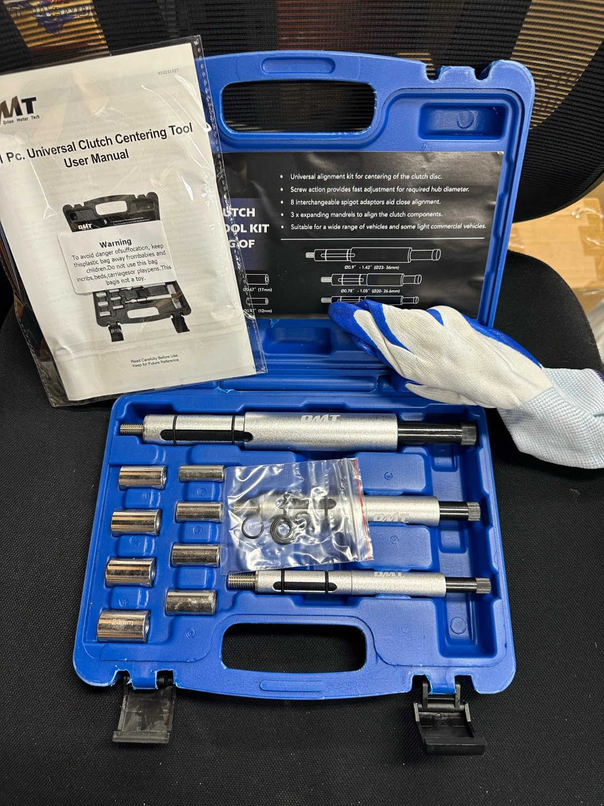 Orion Motor Tech Clutch Alignment Tool Kit, 11pc Universal Clutch Centering Tool Set for Clutch Disc Alignment, Heavy Duty for Car Light Truck SUV customer photo 2
