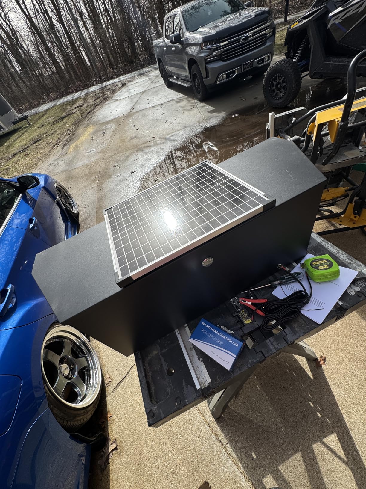 VEVOR Trailer Tongue Box, Heavy Duty Steel, 36