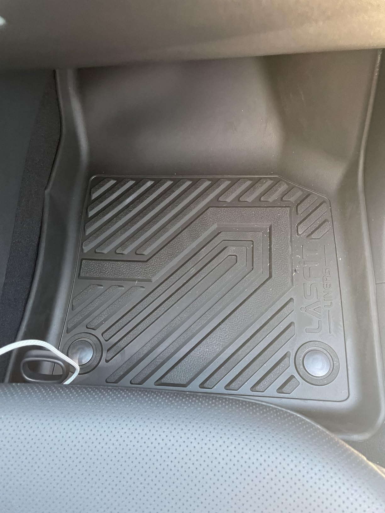 LASFIT Floor Mats & Cargo Mats for Volkswagen ID.4 2021-2026, All Weather TPE Custom Fit Floor Liners for VW ID.4 1st & 2nd Row Car Mats & Trunk Mats, Black customer photo 1
