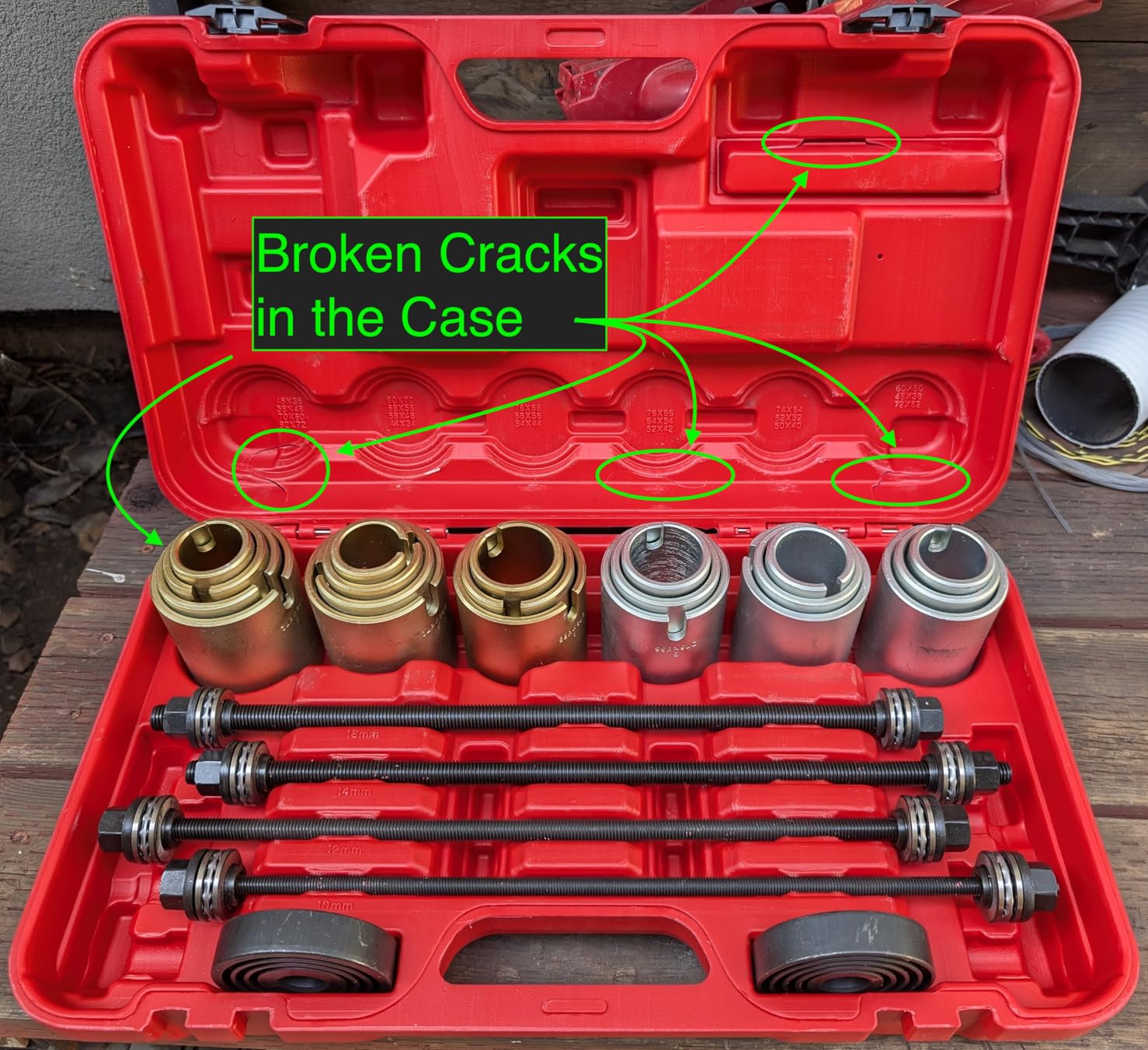 26pc Universal Press and Pull Sleeve Kit Bushing Bearings and Seals Removal Installation Kit customer photo 1