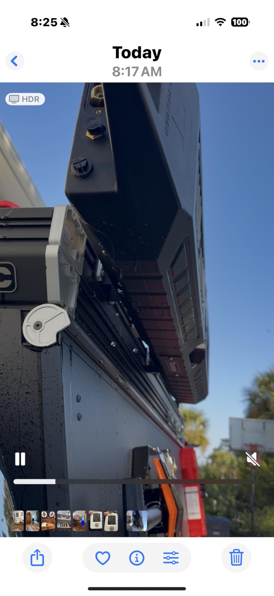 Tecoom 8 Gallon Pressurized Water Tank Portable Water Storage with Hose and Sprayer for Road Camping Shower Overlanding customer photo 2