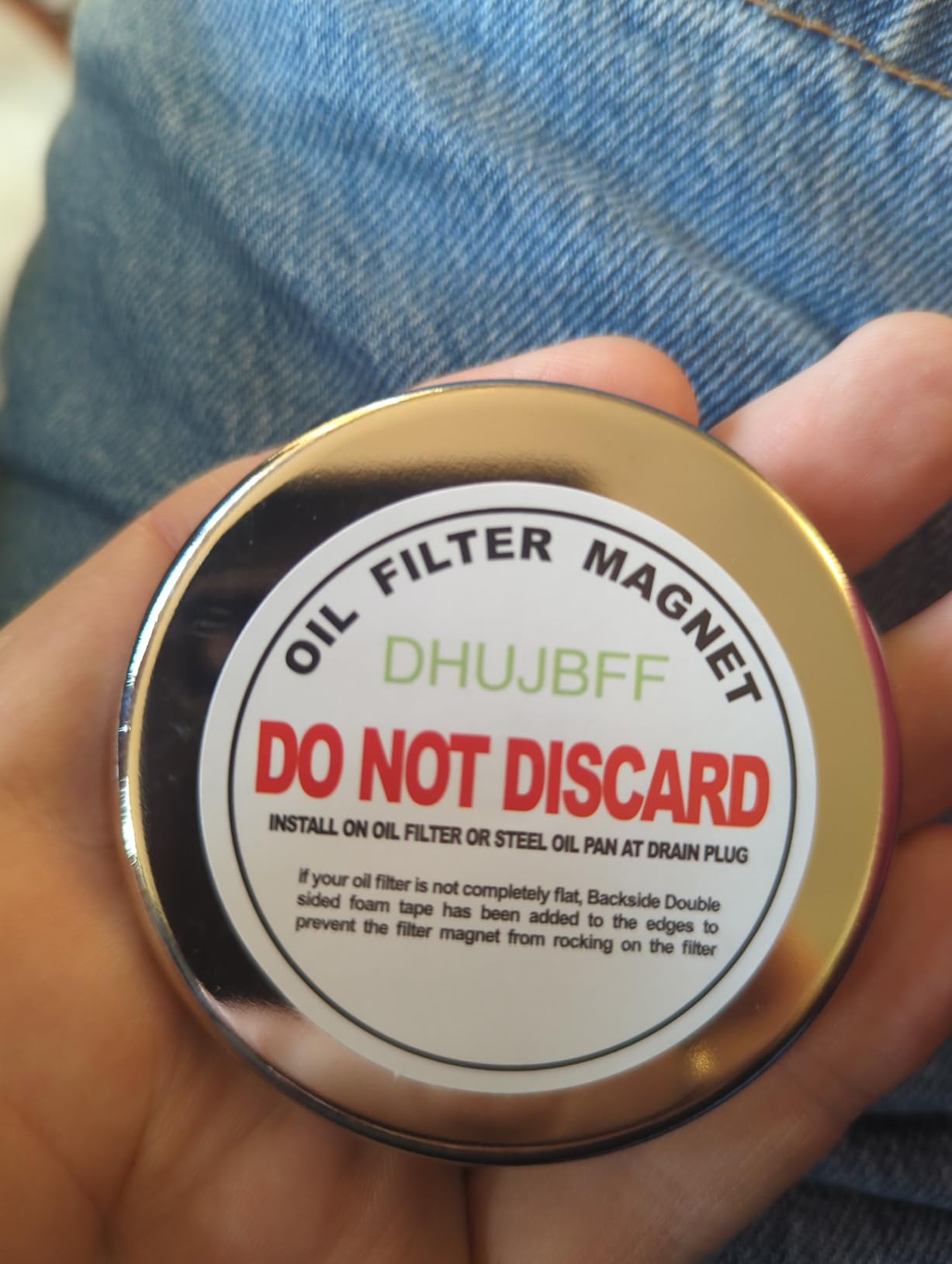 Universal Oil Filter Magnet Protect Our Performance Engine Fit - Most Cars and Trucks customer photo 1