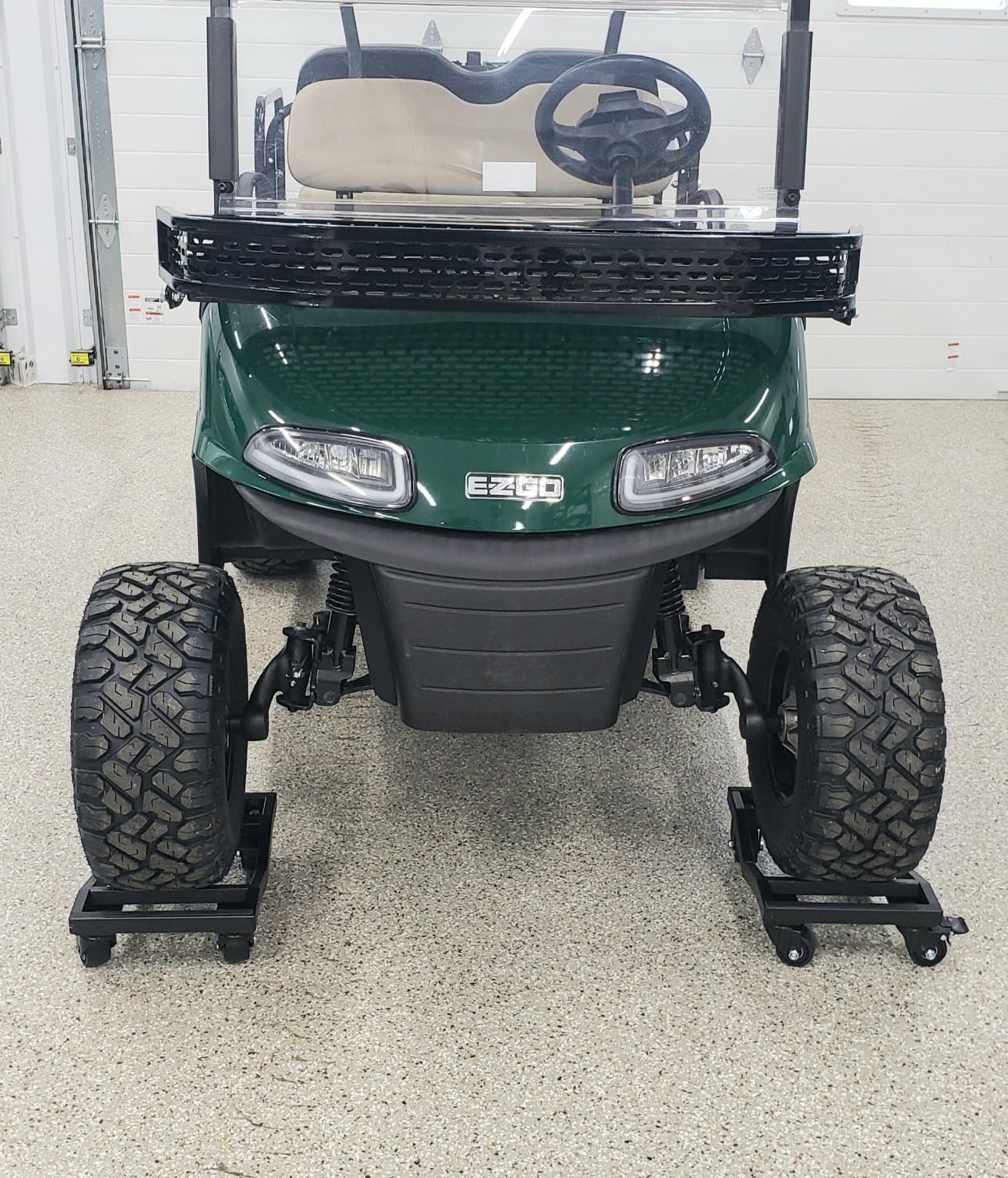 KEDSUM Car Dolly Set of 4, 6000 LBS Wheel Dolly, Heavy Duty Vehicle Dollies, Double V-Shaped Design & Nylon Casters with Brakes customer photo 1