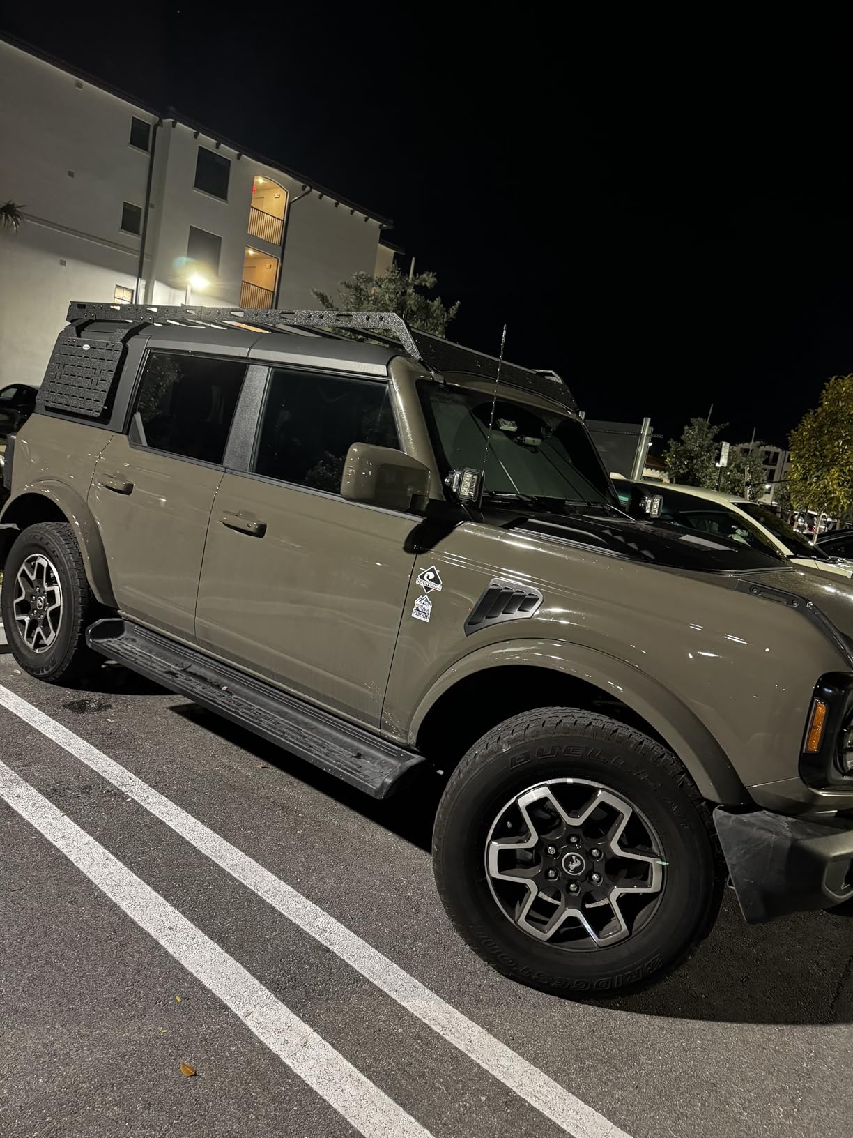 Hooke Road Bronco Roof Rack Aluminum Cross Bars for 2021-2026 Ford Bronco & Raptor 4 Door Hard Top (Exclude Bronco Sport), Full Length Cargo Carrier Basket Rack customer photo 2