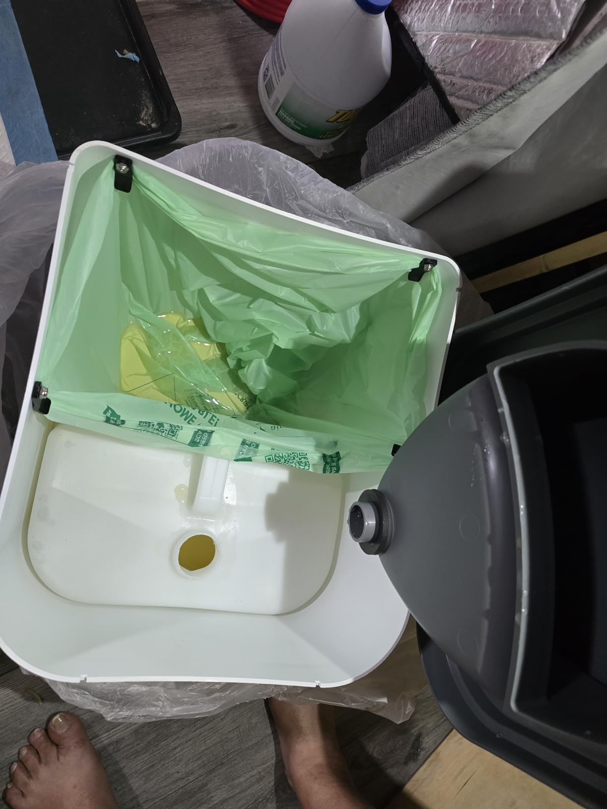 NOMAD by OGO Portable Compost Toilet - Camping Toilet for Truck Campers, Hunting Blinds, Car Camping, Primitive Camping & Boating, No-Electric, Waterless, Odor-Free Fits 8 Gallon Bags customer photo 2