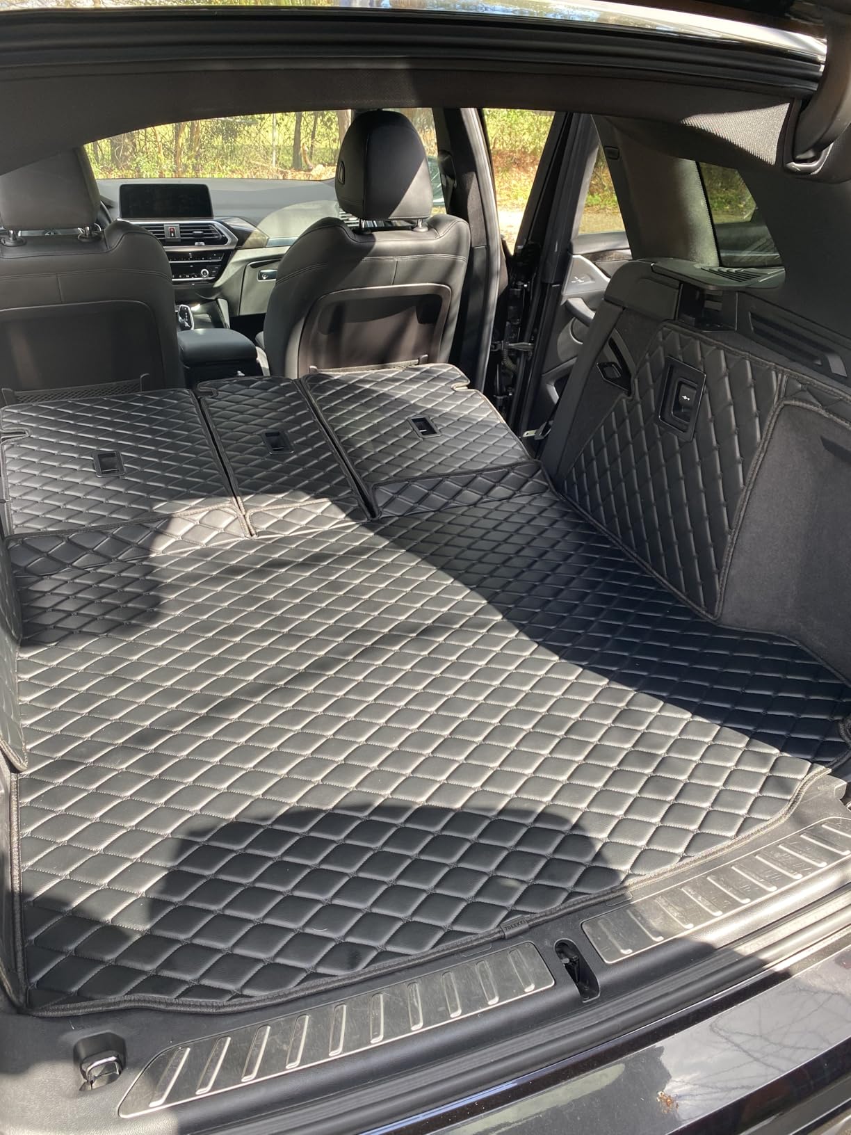 Cargo Mat Compatible with 2018-2024 BMW X3 G01 Trunk Mat and Rear Backrest Cargo Liners All Weather customer photo 1