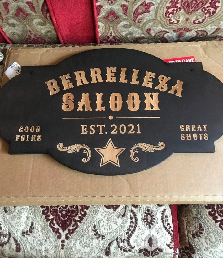 Personalized Golf Club Sign - Custom Wooden Golf Sign customer photo 1