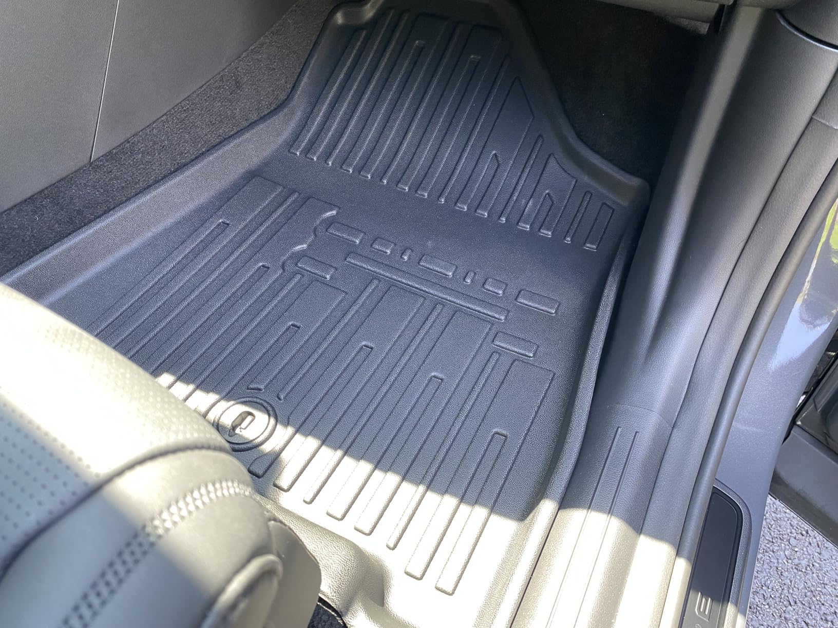 Cargo Mat for Hyundai Santa FE 2024 2025 2026, All Weather TPE Cargo Mat with Backrest Mat Rear Cargo Liner Protection (Fit Hybrid and Fuel) customer photo 1