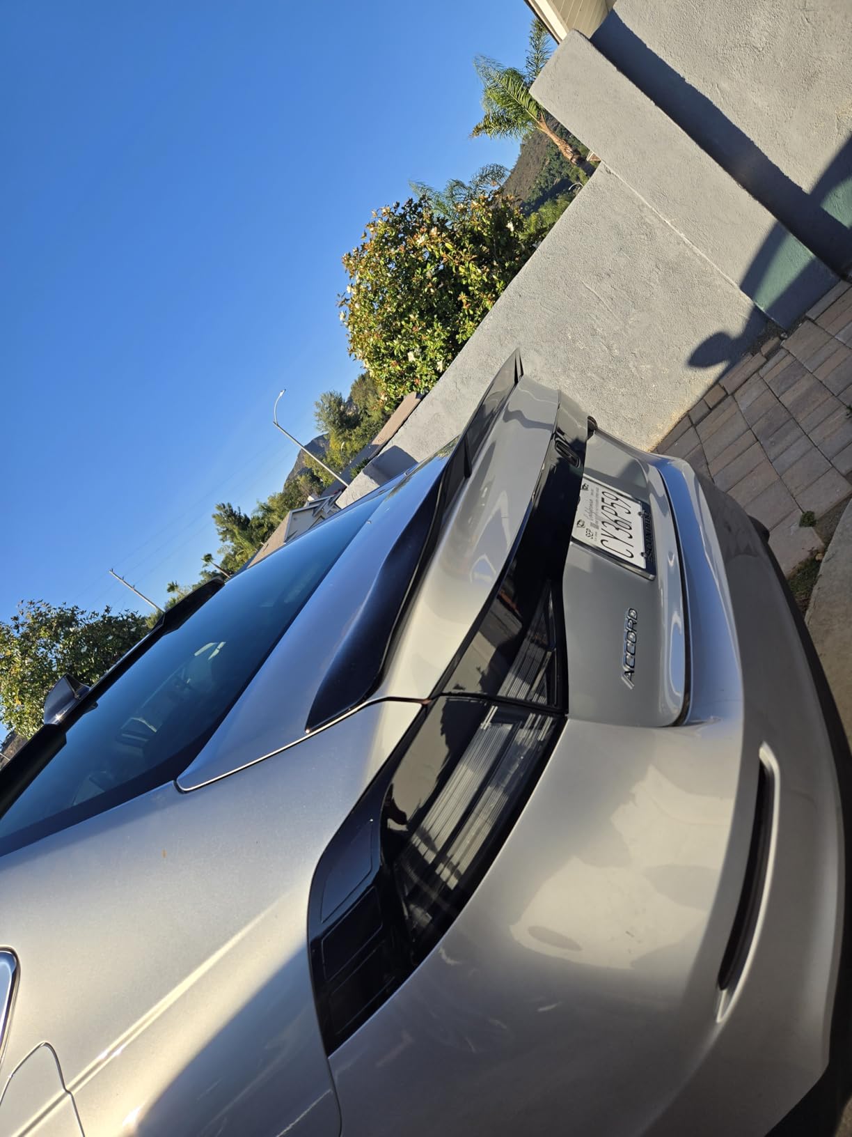 Rear Trunk Lip Spoiler R Style Highkick Wing Compatible with 11th Gen Honda Accord LX/EX/Hybrid Sport/Prime 2023-2026 Sedan Accessories (Gloss Black) customer photo 2
