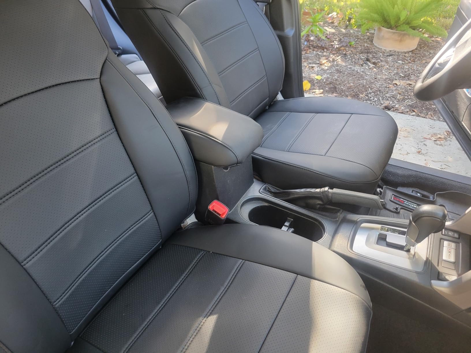 FREESOO Custom for Forester Seat Covers 2018 2017 2016 2015 2014 Full Set - Luxury Waterproof Leather Seat Protector for Forester Accessories customer photo 1
