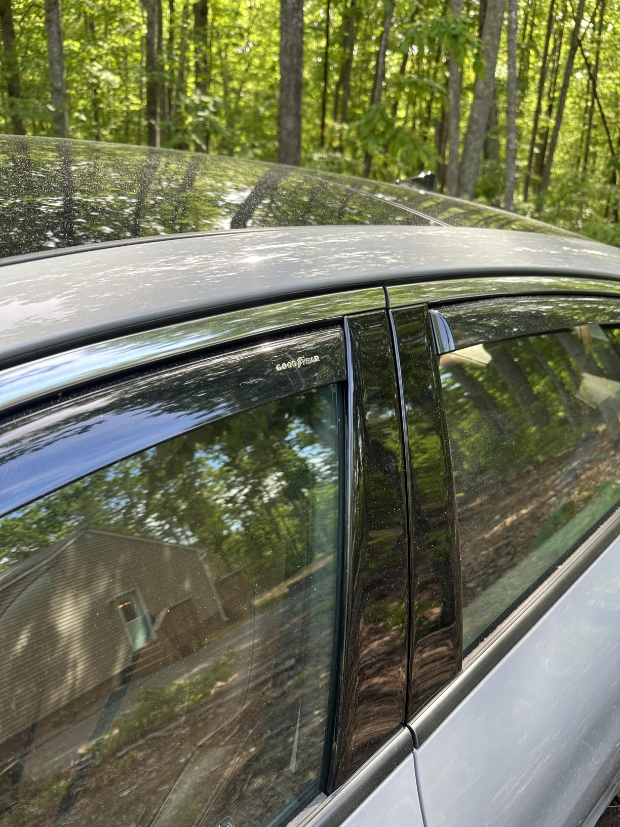 Goodyear Shatterproof in-Channel Window Deflectors for Kia K-5/K5 2021-2026, Rain Guards, Window Visors for Cars, Vent Deflector, Car Accessories, 4 pcs - GY008024 customer photo 2