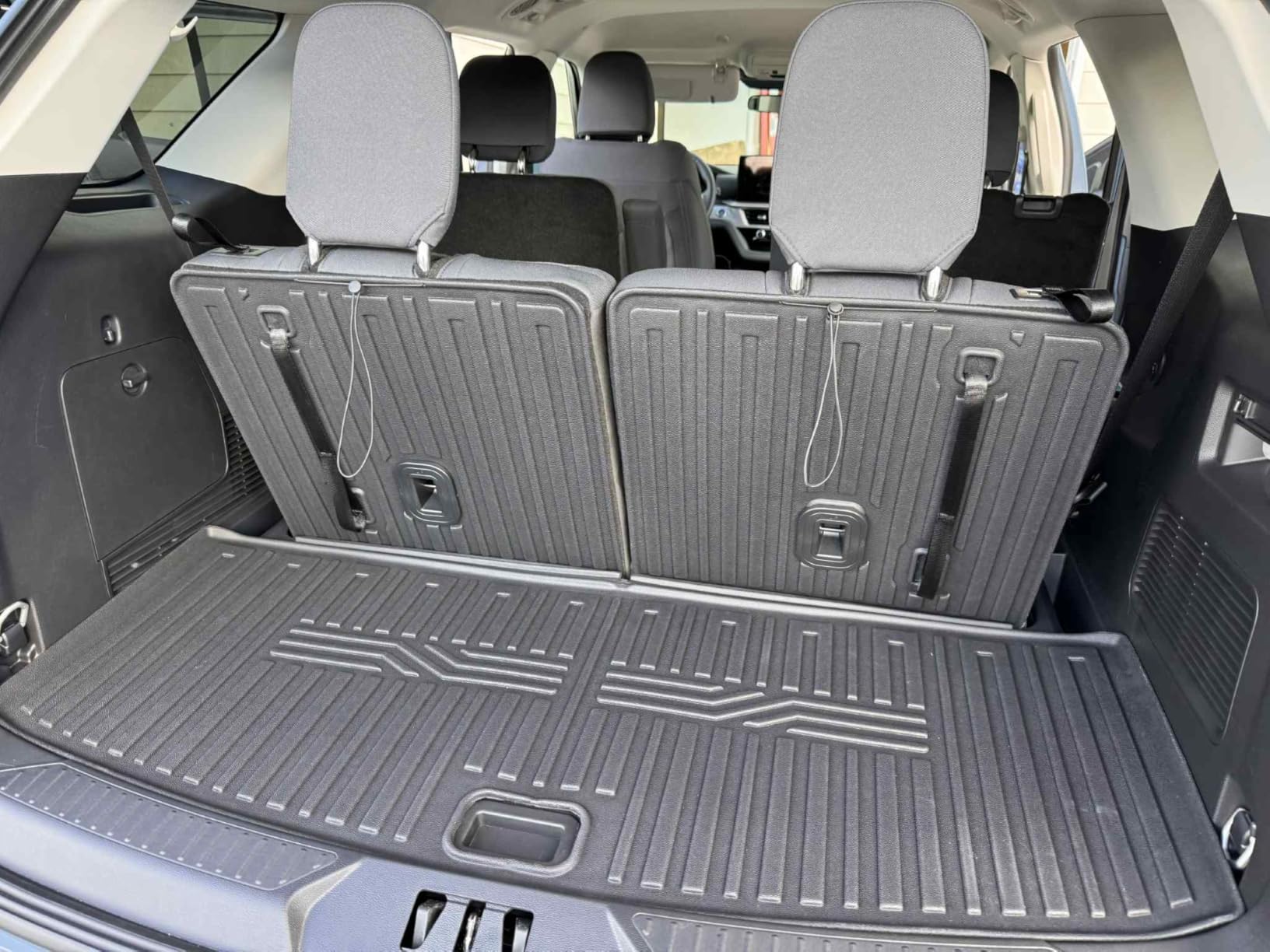 Floor Mats for 2020-2025 2026 Ford Explorer Accessories, Cargo Mat with Backrest Mat All Weather TPE Waterproof for Ford Explorer 6 Passenger Captain Seat ST Accessories 2025 2024 2023 customer photo 1