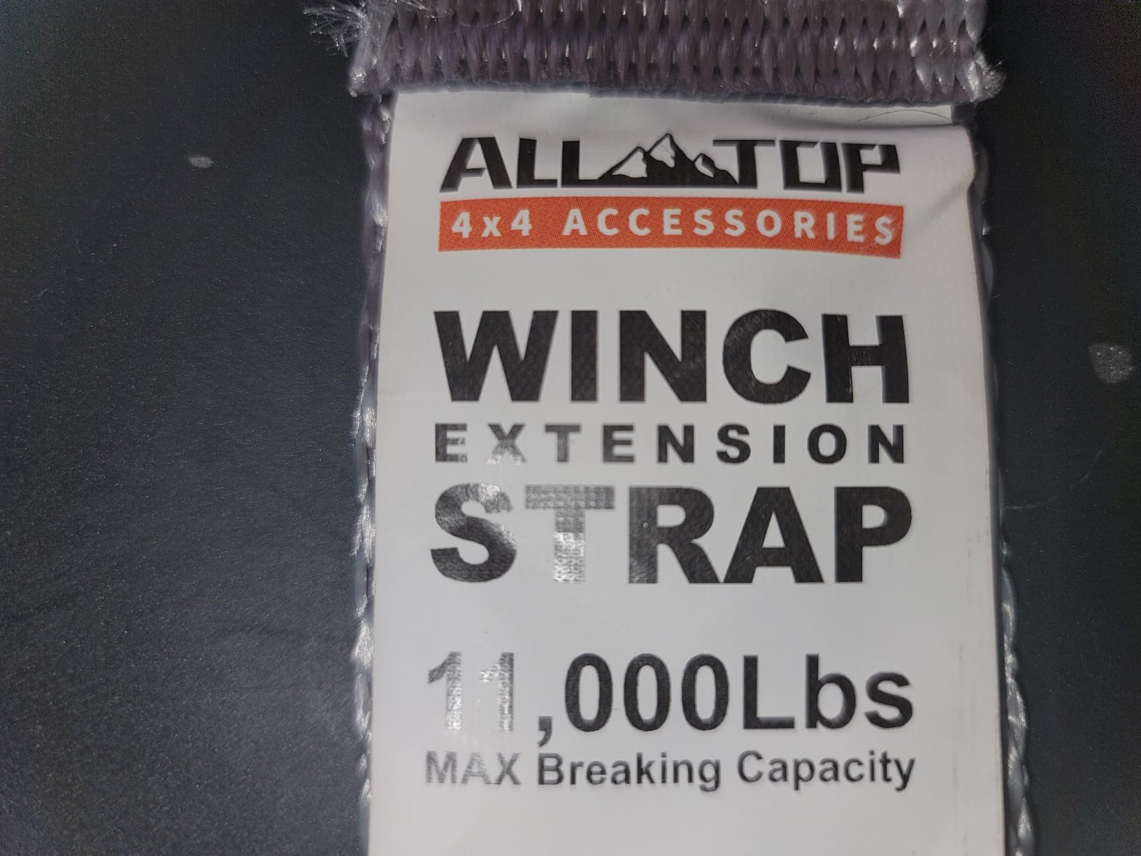ALL-TOP Winch Extension Strap 2in x 65.6ft Min Break Strength 11000Lbs, Extend Reach of Winch Cable/Rope for Winch Rating Under 13500Lbs customer photo 2