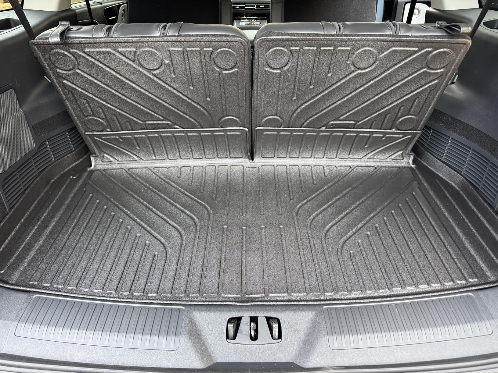 Cargo Liner Compatible with 2020-2025 2026 Lincoln Aviator Trunk Mat Cargo Mat Back Seat Cover Protector (Backrest Mats+Trunk Mat) customer photo 1