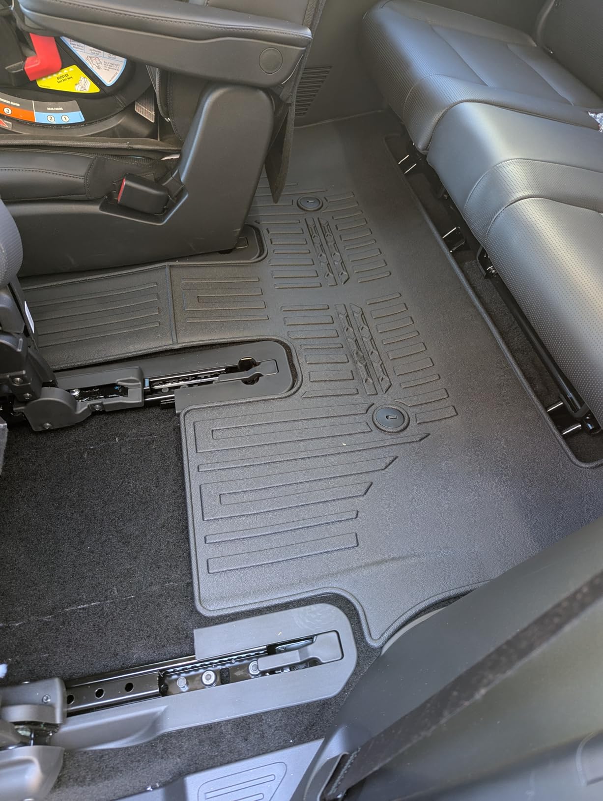 Floor Mats Cargo Mat Set for 2020-2024 2025 Hyundai Palisade 7/8 Seat, All Weather TPE Cargo Liner Backrest Mats Trunk Lower Car Mat Accessories customer photo 1