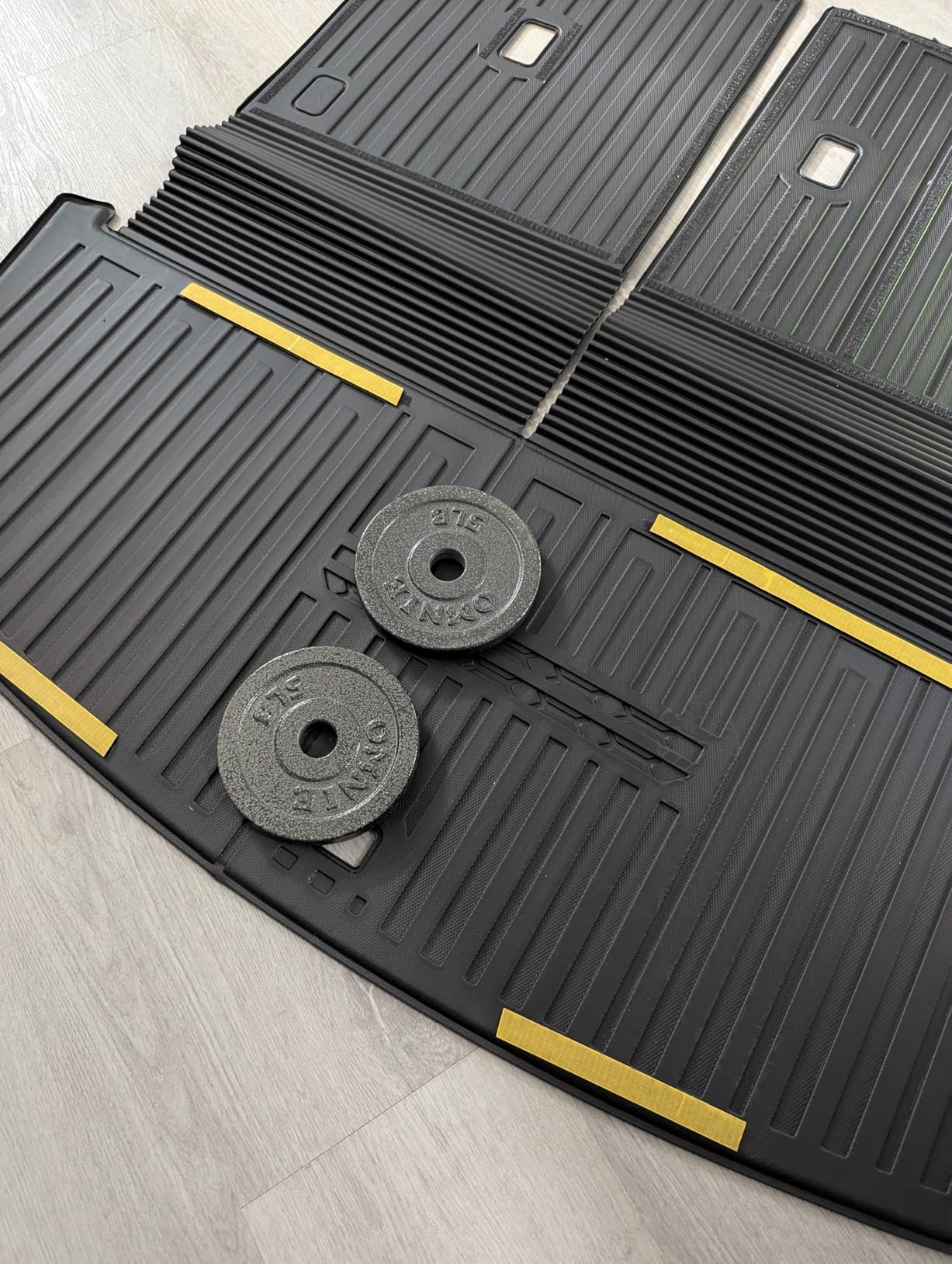Floor Mats Cargo Mat Set for 2020-2024 2025 Hyundai Palisade 7/8 Seat, All Weather TPE Cargo Liner Backrest Mats Trunk Lower Car Mat Accessories customer photo 2