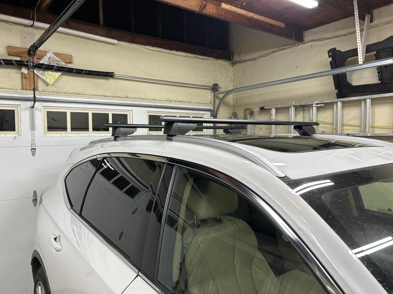 ERKUL Roof Rack Cross Bars for 2021-2026 Kia Seltos X-Line | Aluminum Crossbars with Anti-Theft Lock for Rooftop | Compatible with Raised Rails - Silver customer photo 1