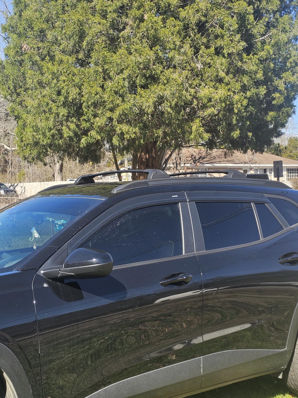 330lbs Lockable Roof Rack Cross Bars Fit for 2015 2016 2017 2018 2019 2020 Chevrolet Suburban/Tahoe, GMC Yukon & Yukon XL, Cadillac Escalade & Escalade ESV, Aluminum Roof Rails Crossbar customer photo 1