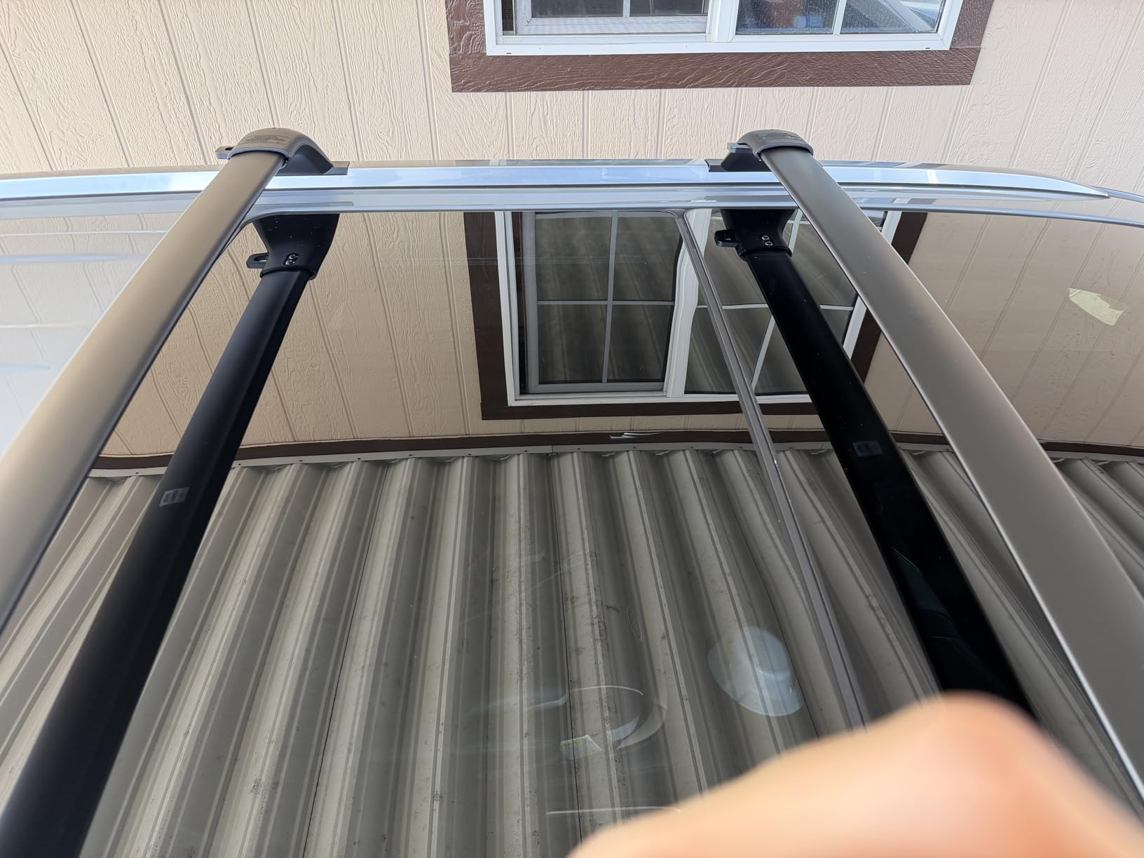 Autekcomma Heavy Duty Roof Rack Crossbar Compatible for Corolla Cross 2023-2026 (Not for L/Hybrid S) Black Matted Max 260lb Loading Weight Anti-Corrosion Aluminum Anti-Theft Locking Mechanism customer photo 2