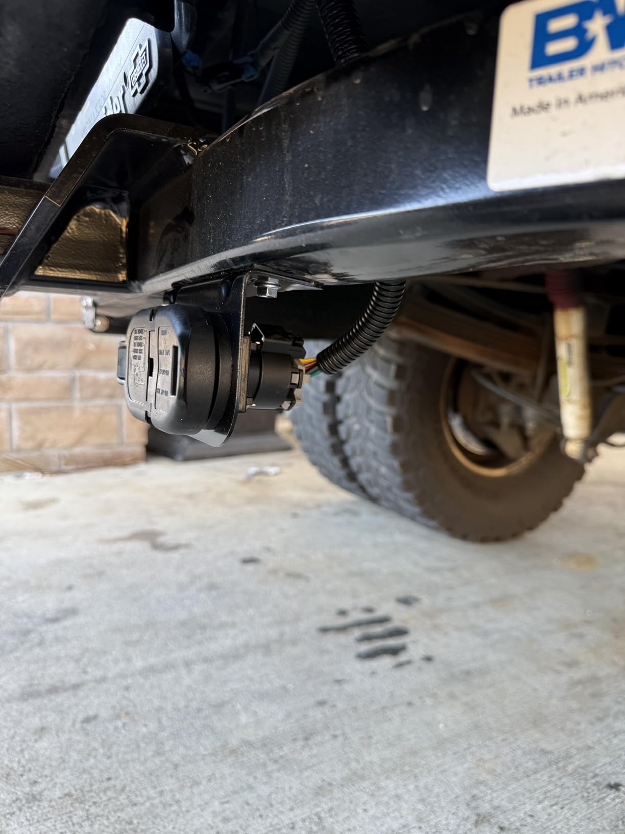 7 Way Trailer Tow Hitch Wiring Plug Receptacle Connector Harness Installation Kit USCAR Multi-Tow Pickups customer photo 2