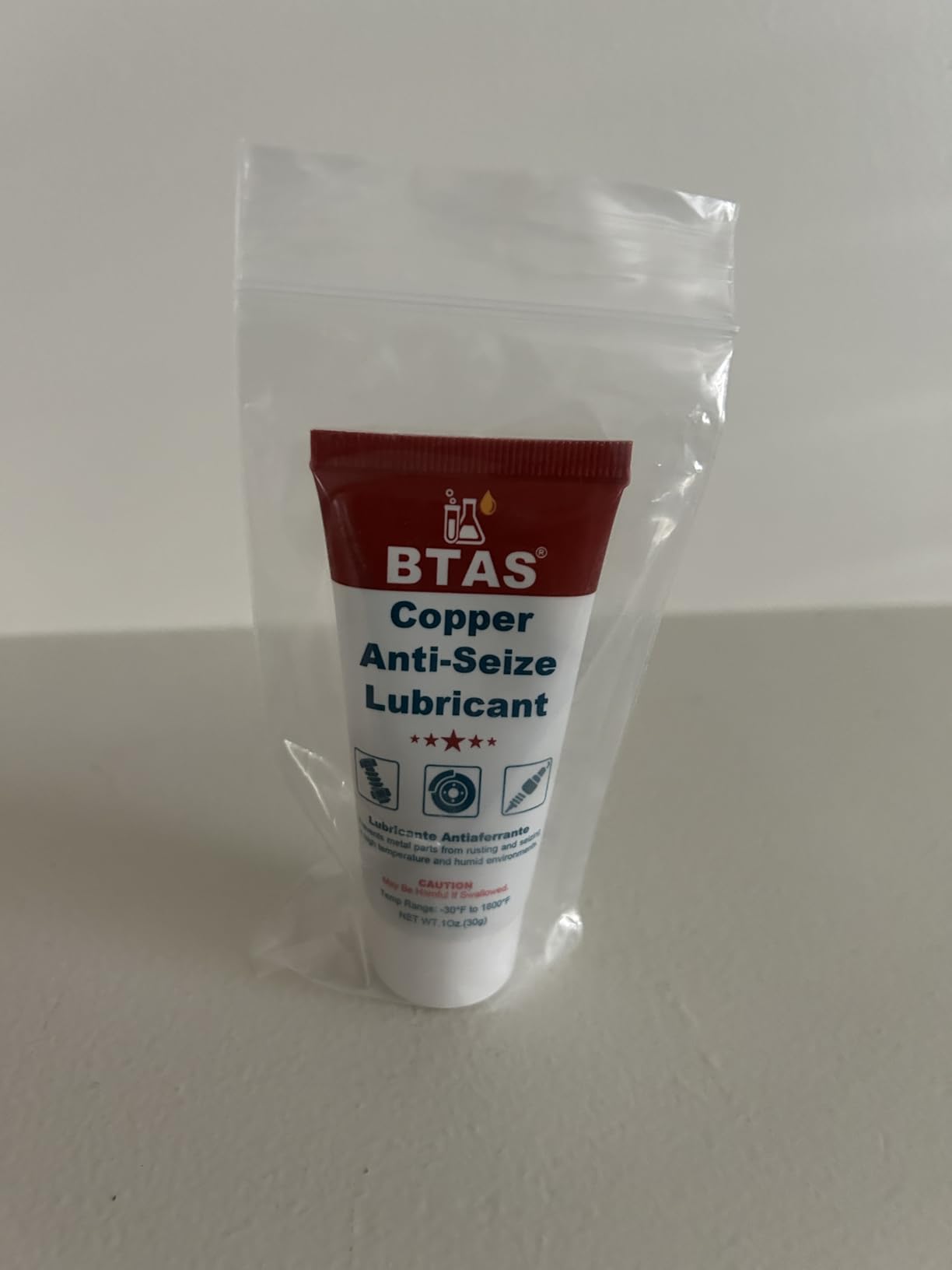 Anti Seize Lubricant Copper Grease High Temp Never Antiseize for Spark Plug Threads Bolts 1 oz 2 Pcs customer photo 2