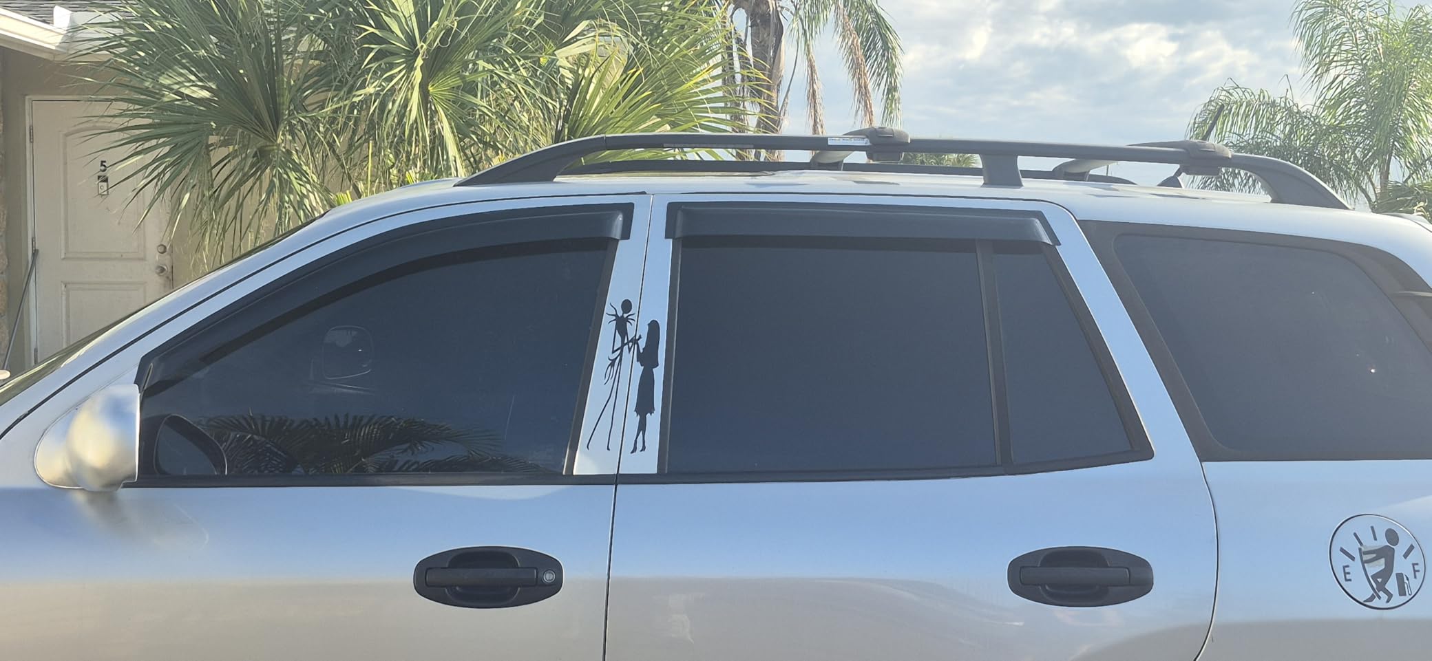 TuningPros WV-229i in-Channel Window Visor Deflector Rain Guard Dark Smoke 4 Pcs (Compatible with Honda CR-V 2nd Gen 2002-2006) customer photo 2