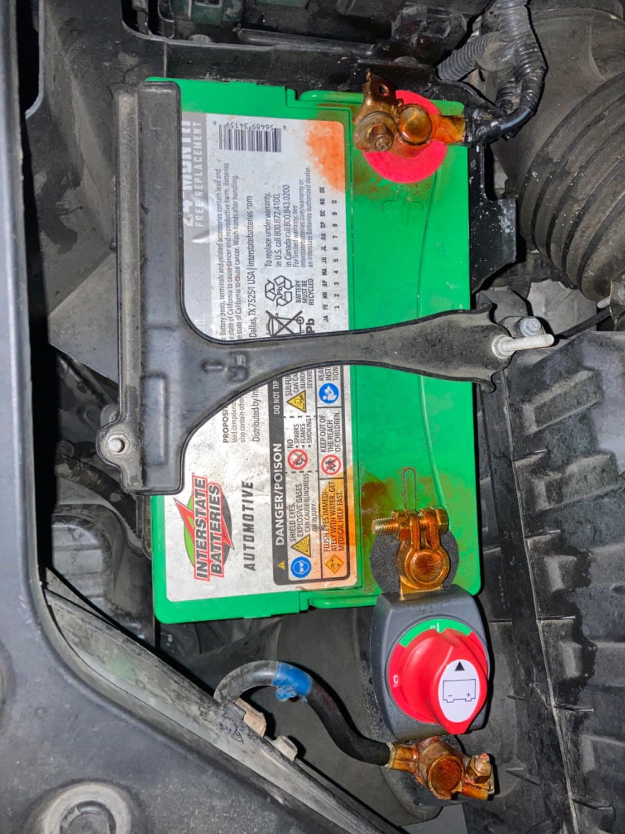 Battery Disconnect Switch, Malictele On/Off Side Post Battery Switch 275A 12-48V Power Cut Master Disconnect Isolator for Car Vehicle RV and Boat customer photo 2