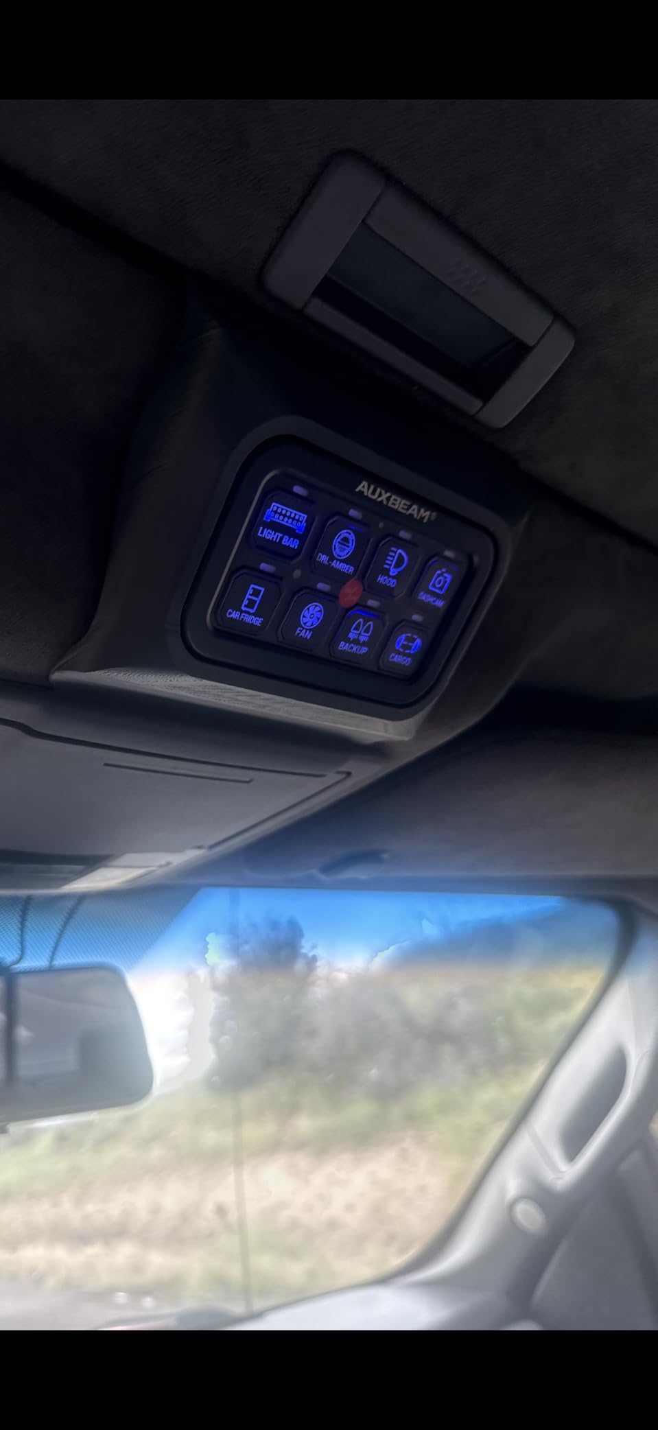 Auxbeam 8 Gang Switch Panel RA80 Auto-Dimmable RGB Switch Panel w/Momentary Toggle Pulsed, 12V-24V Automotive Aluminum Switch Panel for Truck Offroad Car Boat Waterproof, 3 Years Warranty customer photo 1