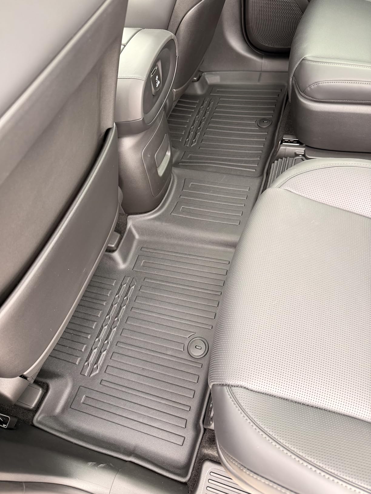 Floor Mats for Hyundai Santa Fe 2024-2026, All Weather Floor Mats Trunk Cargo Liner with Backrest Protectors Accessories, Full Coverage Set (Fit 6/7 Seats) customer photo 1