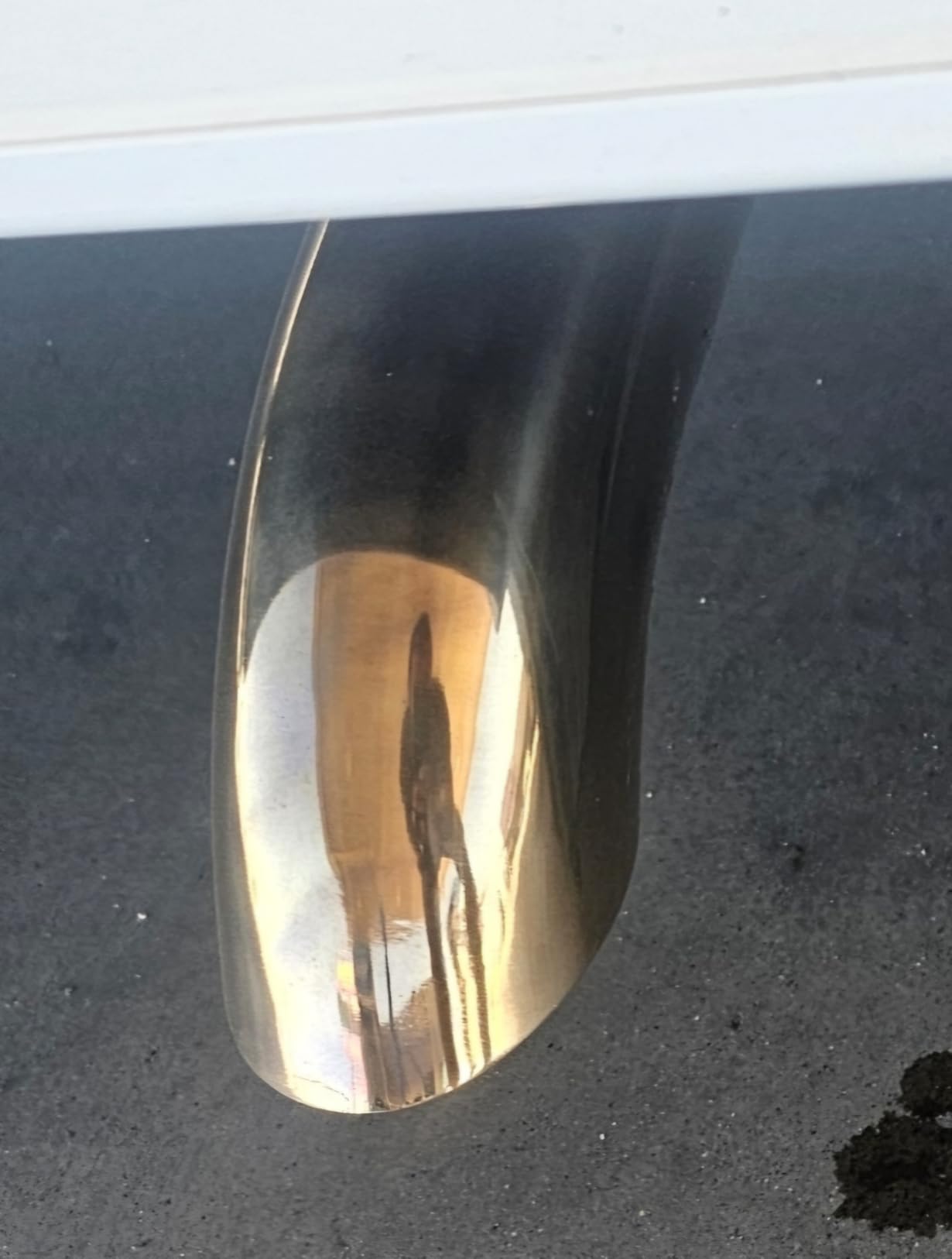 3 inch Inlet Curved Exhaust Tip, 3