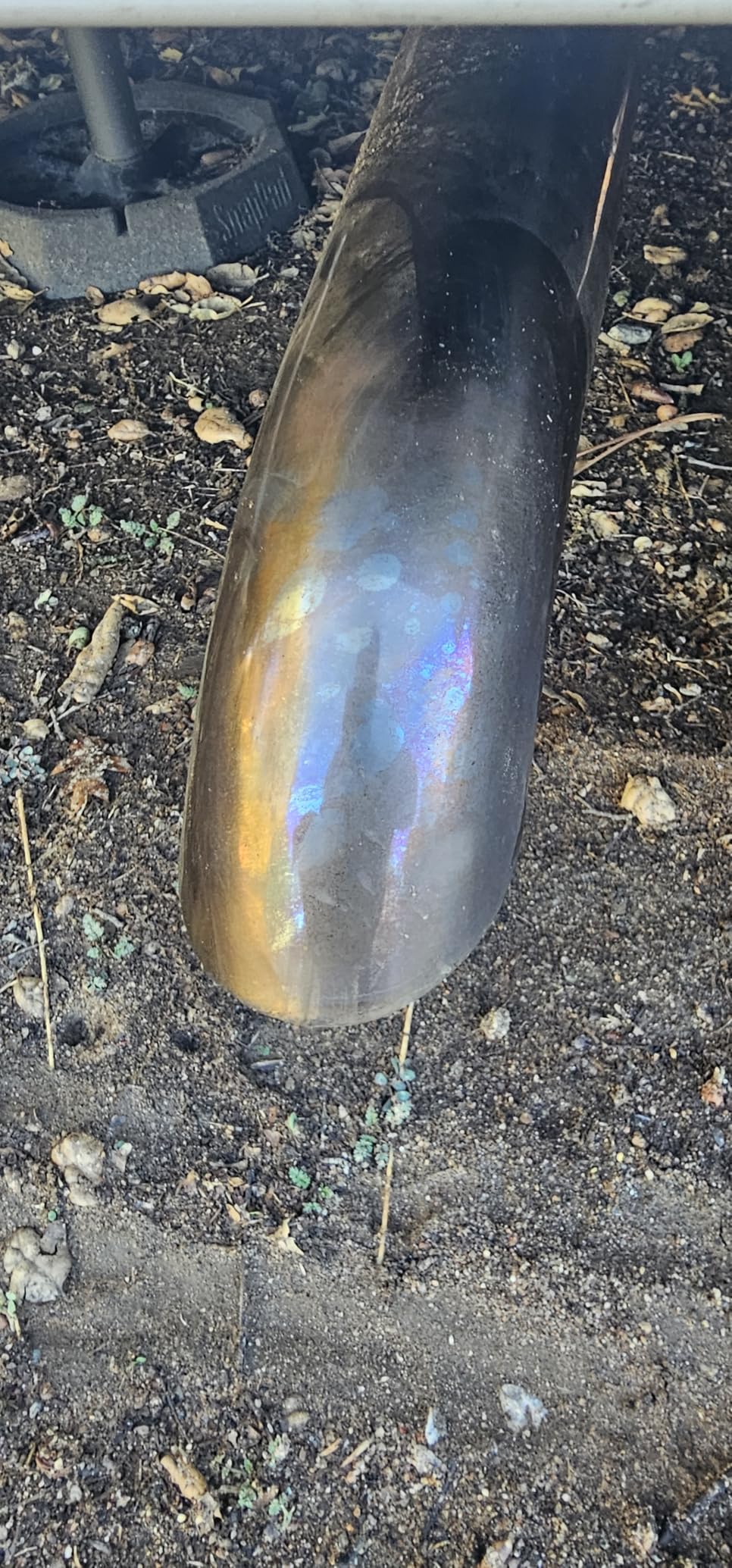 3 inch Inlet Curved Exhaust Tip, 3