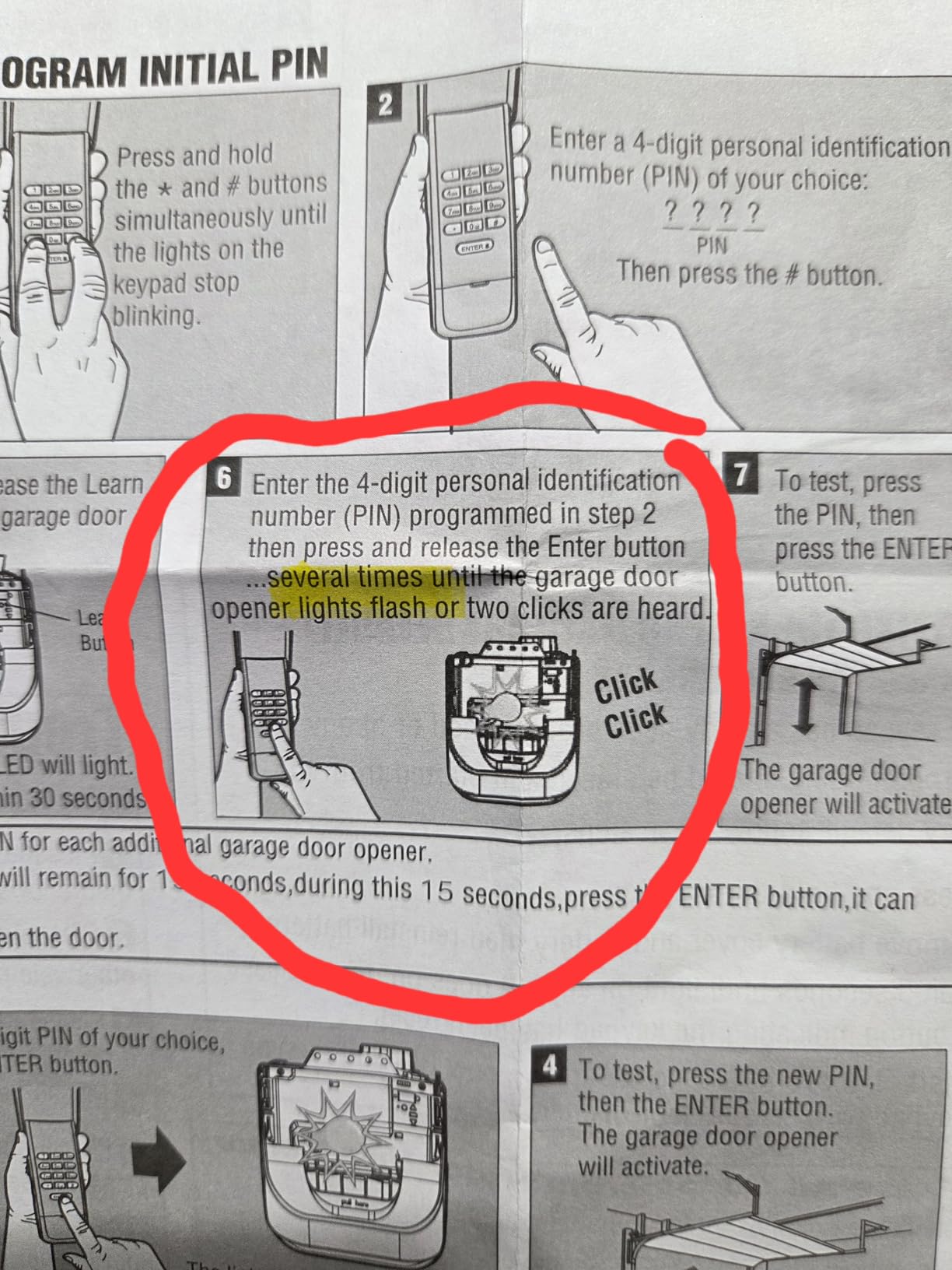 940EV-P2 Wireless Universal Chamberlain Garage Door Opener Keypad customer photo 2