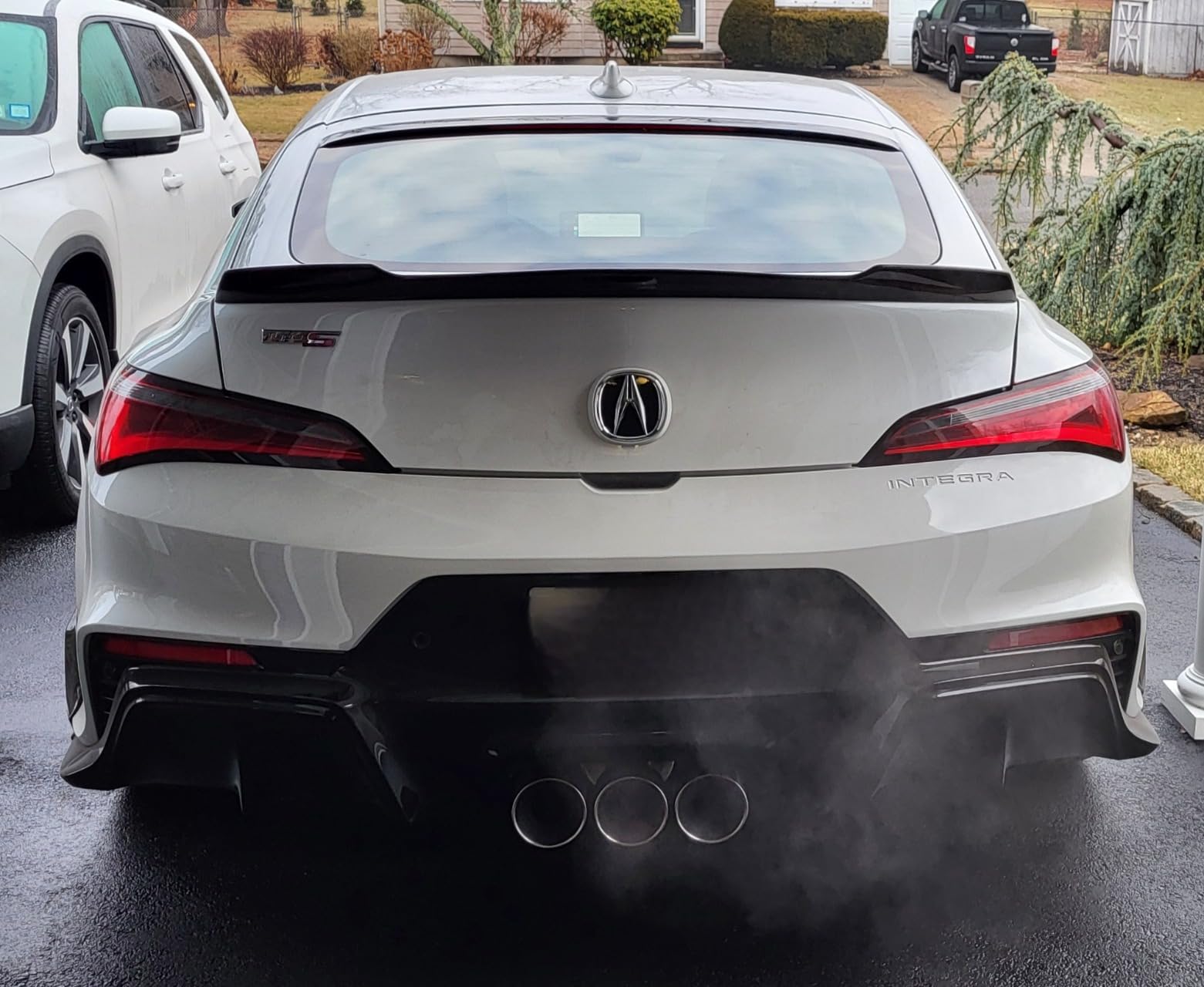 Replacement for 2023-Present Acura Integra Models | Extended Carbon Fiber Package Rear Trunk Lid Wing Spoiler (Carbon Fiber) customer photo 1