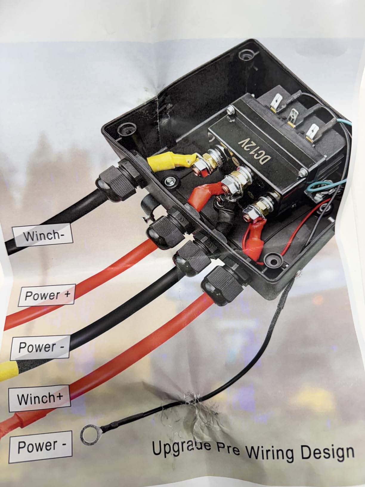 Pre-Wired Winch Control Box Kit, 12V 500A Winch Solenoid Contactor Relay & Wireless Winch Receiver & Remote Control & Jumper Cables, for 8000lbs-17000lbs ATV UTV Trailer Winches customer photo 1