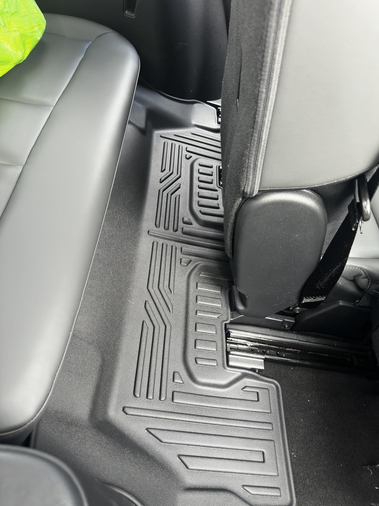 Cargo Mat with Backrest Mat for 2020-2025 2026 Ford Explorer Car Mat Accessories, All Weather TPE Cargo Liner Trunk Mat Active/ST Line/ST/Platinum(Cargo Mat with Backrest Mat) customer photo 2