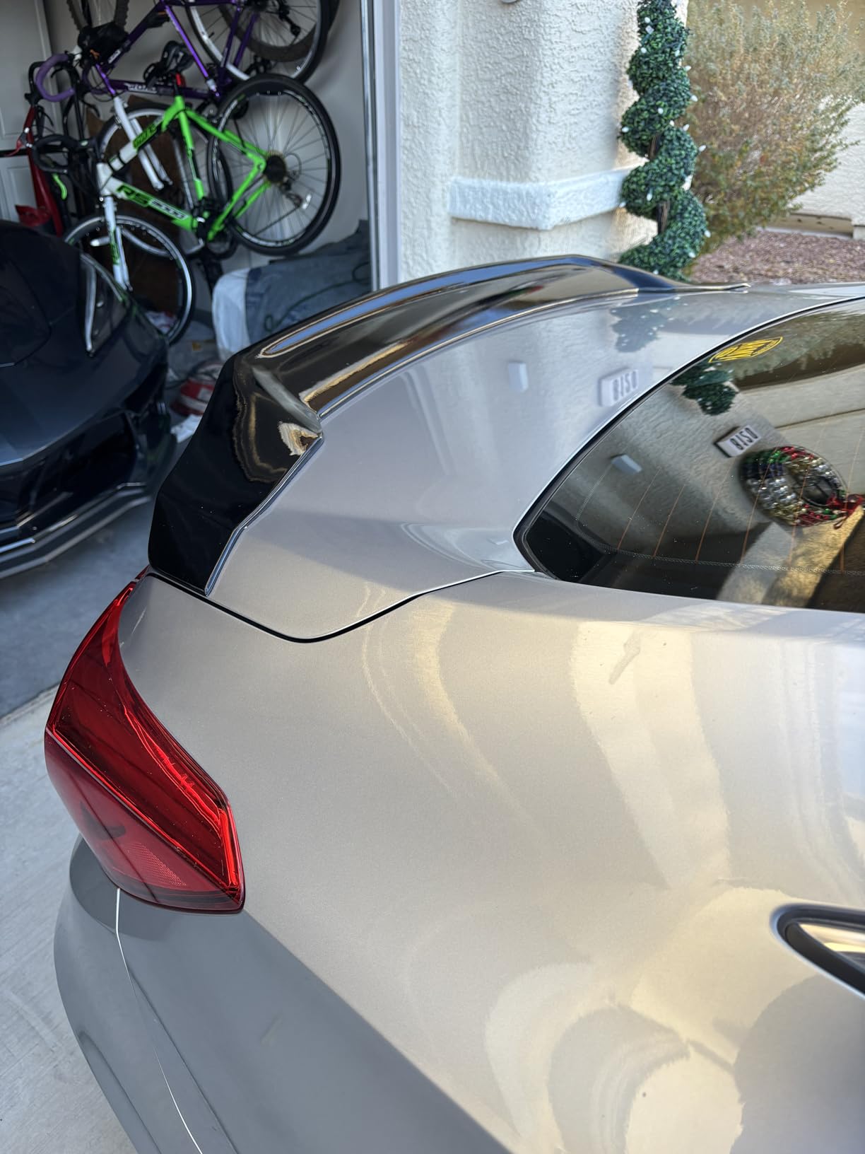 Rear Spoiler Compatible with 2018-2022 Honda Accord, R Style Duckbill Fits for 2018-2022, Exterior Trunk JDM Highkick Wing Lip (Glossy Black) customer photo 1