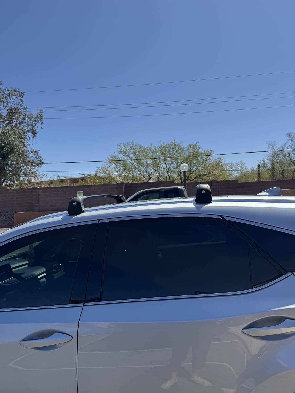 Lockable Roof Rack Cross Bars 330lbs Compatible with Chevy Suburban & Tahoe 2021 2022 2023 2024 2025 2026 GMC Yukon XL, Cadillac Escalade ESV, Heavy Duty Aluminum Crossbars Black Luggage customer photo 1
