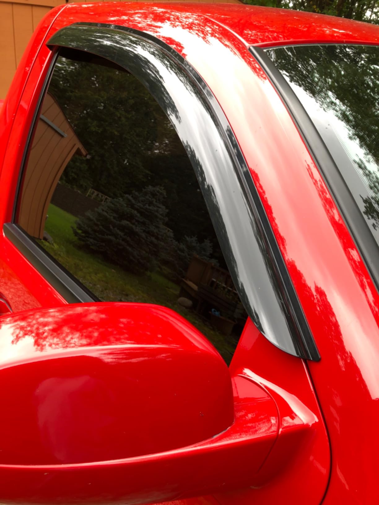 Voron Glass Tape-on Rain Guards for Hyundai Sonata 2015-2019, Window Deflectors, Vent Window Visors, 4 Pieces - 100848 customer photo 2