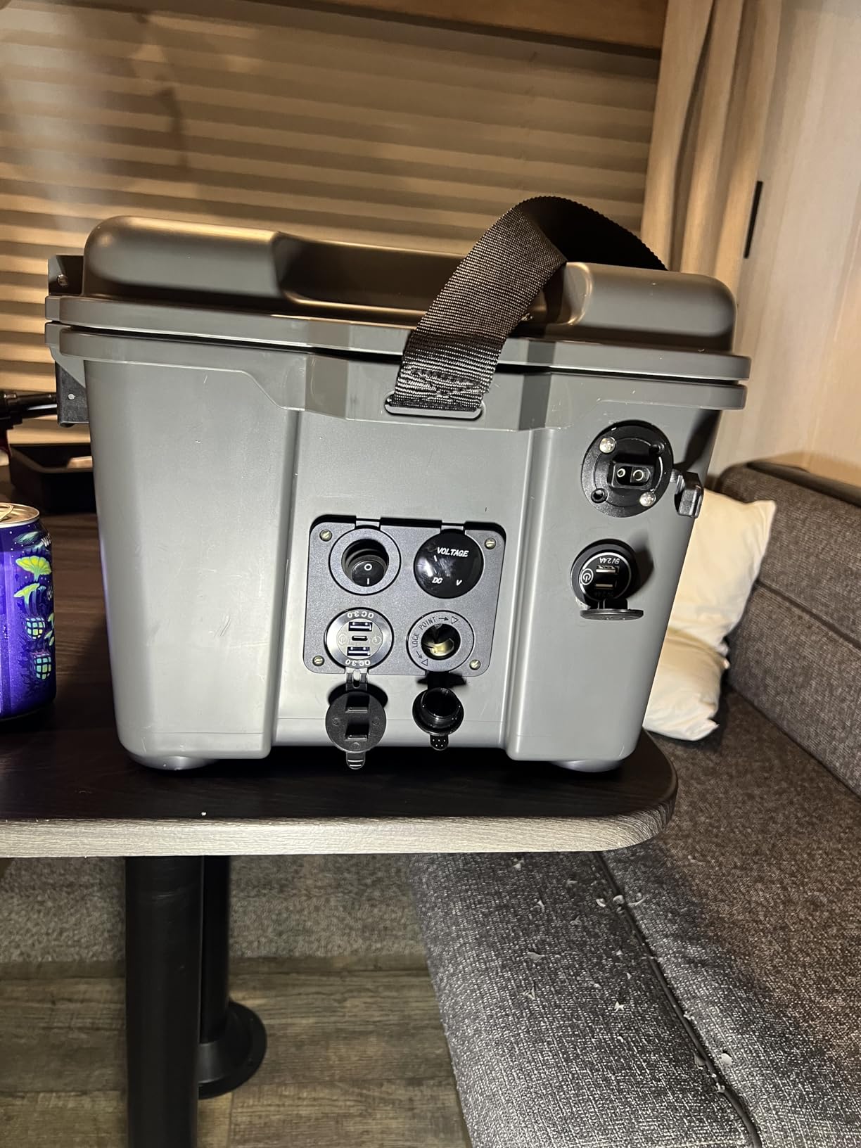 12 Volt USB Outlet RV Accessory 12V Marine Switch Panel, Dual PD30W and QC18W Car USB Port Aluminum Charger, Lighted 150W Cigarette Lighter Socket, Blue LED Voltmeter and Rocker Switch, 4 IN 1 DIY Kit customer photo 2